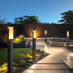 IP65 Waterproof LED Lawn Lamp AC85-265V Outdoor Landscape Light Garden Decoration For Villa Country House Exterior Lighting
