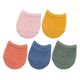 10 Pieces = 5 Pairs Forefoot Half Foot Toe Socks Women Summer Invisible Socks Cover Female Breathable No Show Socks Candy Color
