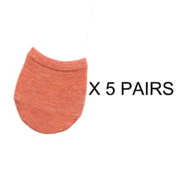 10 Pieces = 5 Pairs Forefoot Half Foot Toe Socks Women Summer Invisible Socks Cover Female Breathable No Show Socks Candy Color