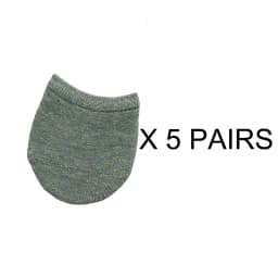 10 Pieces = 5 Pairs Forefoot Half Foot Toe Socks Women Summer Invisible Socks Cover Female Breathable No Show Socks Candy Color