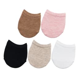 10 Pieces = 5 Pairs Forefoot Half Foot Toe Socks Women Summer Invisible Socks Cover Female Breathable No Show Socks Candy Color