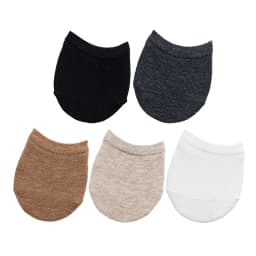 10 Pieces = 5 Pairs Forefoot Half Foot Toe Socks Women Summer Invisible Socks Cover Female Breathable No Show Socks Candy Color