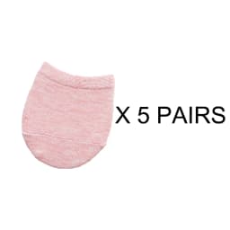 10 Pieces = 5 Pairs Forefoot Half Foot Toe Socks Women Summer Invisible Socks Cover Female Breathable No Show Socks Candy Color