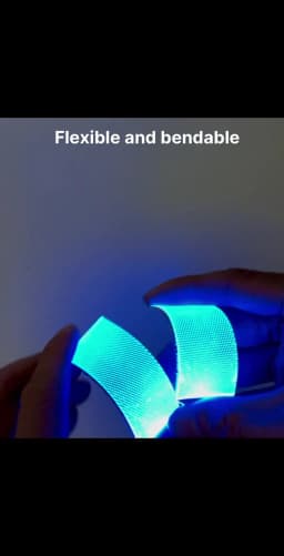 Flexible Bendable DIY LED Light Eyes Kits for Iron Man Halloween Helmet Mask Eye Light Cosplay Accessories Can Cropped Props