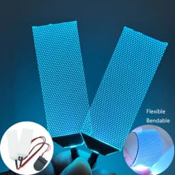 Flexible Bendable DIY LED Light Eyes Kits for Iron Man Halloween Helmet Mask Eye Light Cosplay Accessories Can Cropped Props