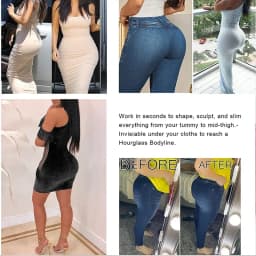 1/3PCS Slimming High Waist Tummy Control Panties Women Briefs Panty Shaper Slimming Underwear Butt Lifter Belly Body Shapewear
