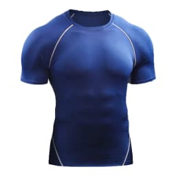 2026 Compression T Shirt Men Summer Sportswear Running T-shirt Elastic Quick Dry Sport Tops Tee Athletic Gym Workout Shirts Men