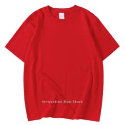 14 Colors Candy Color 100% Cotton T-Shirts Men Women Oversized Short Sleeves Casual Breathable S-XXXL Tee Clothing Soft T Shirts