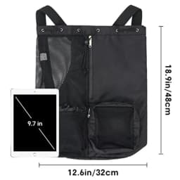 Swim Bag Mesh Drawstring Backpack with Wet Pocket Multipurpose Beach Backpack for Swimming, Gym, and Workout Gear