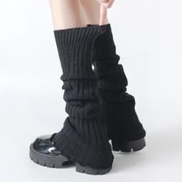 2025 Spring Lolita Leg Warmers Socks Female Knitted Warm Foot Cover Women Warmer Lady Autumn Crochet Heel Socks Boot Cuffs