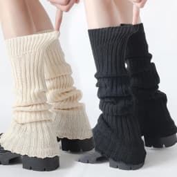 2025 Spring Lolita Leg Warmers Socks Female Knitted Warm Foot Cover Women Warmer Lady Autumn Crochet Heel Socks Boot Cuffs