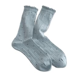 Summer Thin Polka Dot Women Socks Retro Harajuku Cotton Crew Socks Women Girl Fashion Soft Comfortable Japanese Kawaii Cute Sox