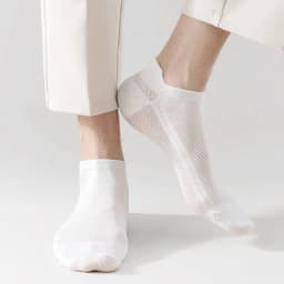 10/20 Pairs Men's Ankle Socks, Breathable Mesh Sports Socks, Casual Athletic Summer Thin Short Socks
