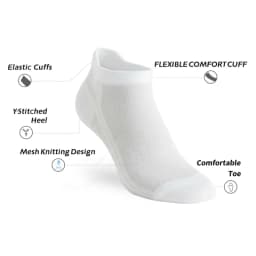 10/20 Pairs Men's Ankle Socks, Breathable Mesh Sports Socks, Casual Athletic Summer Thin Short Socks