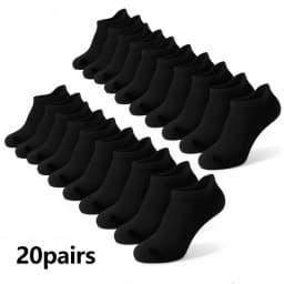 10/20 Pairs Men's Ankle Socks, Breathable Mesh Sports Socks, Casual Athletic Summer Thin Short Socks