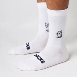 Sporcks Cat Pattern Cycling Socks Spring and Summer Men's and Women's Road Cycling Sports Trendy Breathable High-Elastic Wear-Resistant Mid-Calf Socks Sr-10