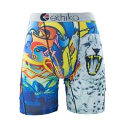 ETHIKA Men Underwear Boxers 1Pcs Sexy Breathable Mesh Crotch Man Swimming Underpants Plus Size Mens Panties Men's Boxers Briefs