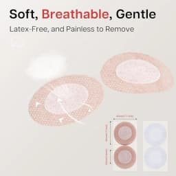 Men's Nipple Patches: Men's Special Anti-Sweat and Anti-Friction Nipple Patches, Invisible and Comfortable for Running and Everyday Wear