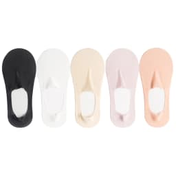 5 Pairs/Lot Socks Women's Summer Ultra-thin Invisible Low Cut Silicone Anti-slip Mesh No Show Ice Silk Solid Boat Socks