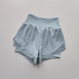 Summer Women's Sports Shorts Mesh 2 In 1 Quick-dry Yoga Shorts Breathable Fitness Shorts High Waist Fitness Running Shorts