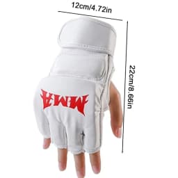 Professional Boxing Training Gloves Half Finger Leather Cushion for Adult Sanda Boxing UFC Training Sandbag Knuckles