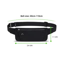 Running Waist Bag Sports Belt Pouch Mobile Phone Bag Men Women Waist Pack Lightweight Gym Sports Bag Waist Pack Adjustable Strap