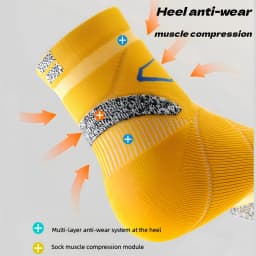 Professional Marathon Running Socks Men Thick Towel Bottom Sports Cycling Basketball Socks Odor Prevention Sweat Absorption