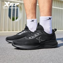 Xtep Running Shoes For Men 2025 Summer Breathable Mesh Shoes Soft-soled Shock Absorbing Lightweight Sports Shoes 875419110053