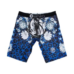 ETHIKA 1Pcs Men Underwear Boxers Breathable Mesh Crotch Man Underpants Plus Size L-3XL Mens Panties Printed Men's Boxers Briefs
