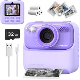 Children Digital Camera Photography Instant Camera 1080P HD Dual Lens Kids Video Recorder Toys for Girls Boys Best Birthday Gift
