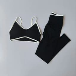 Seamless 2PCS Legging Sets Women's Strappy Sports Bras and Leggings High Waist Fitness Sculpt Leggings Running Pants Gym Suits