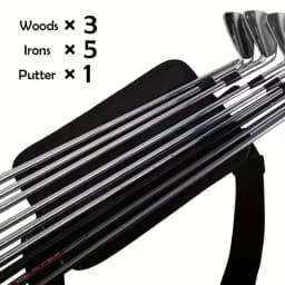 Golf Bags Men Stand Bag Mini Lightweight Carrier Bag Carry Driving Range Golf Training Case With Adjustable Shoulder Strap