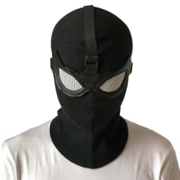 Superhero Peter Parker Spider Mask Cosplay Stealth Suit Black Helmet Halloween Masquerade Party Costume Props