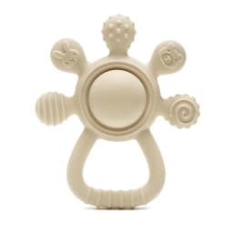 New Teething Silicone Palm Rattle Teether Bunny - Safe Baby Chew Toys for Soothing Sore Gums
