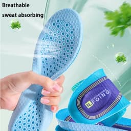 1 Pair Sport Insoles for Shoes Shock absorption Breathable Deodorization Cushion Suitable for Running Arch Support Insole
