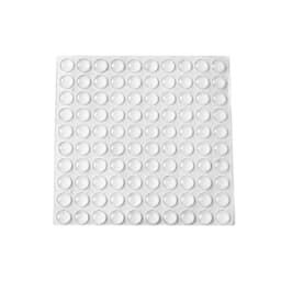 1 pcs Silicone Cushion Mat Self Adhesive Pad Black/Clear Rubber Feet Cabinet Plug Bumper Pad Adhesive Cushion Cabinet Door Mat