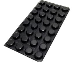 1 pcs Silicone Cushion Mat Self Adhesive Pad Black/Clear Rubber Feet Cabinet Plug Bumper Pad Adhesive Cushion Cabinet Door Mat