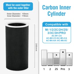 For Replacement Xiaomi Air Purifier 3H Filter Xiaomi Hepa Filter Xiaomi Air Purifier Filter M8R-FLH Air Purifier 2S Filter