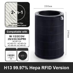 For Replacement Xiaomi Air Purifier 3H Filter Xiaomi Hepa Filter Xiaomi Air Purifier Filter M8R-FLH Air Purifier 2S Filter