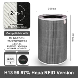 For Replacement Xiaomi Air Purifier 3H Filter Xiaomi Hepa Filter Xiaomi Air Purifier Filter M8R-FLH Air Purifier 2S Filter