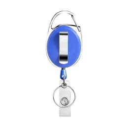 1pc Double Badge Holder Vertical 2 Card Badge Holder With Thumb Slots Hard Transparent Case Protector With Retractable Badge