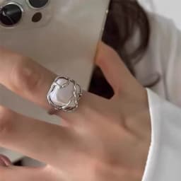 Retro Gold Color Double Oil Drip Open Rings for Women Luxury Irregular Adjustable Finger Ring 2023 New Trendy Wedding Jewelry