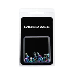 12pcs Bicycle Disc Brake Rotor Torx Bolts T25 M5x9mm Stainless Steel Road Bike Fixing Screws Colorful Cycling Accessory MTB Part
