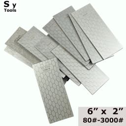 Sy Tools New 80-3000# Professional Diamond Knife Sharpener Sharpening Stone Plate Kitchen Chef Knife Whetstone Honeycomb Pattern