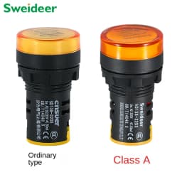 LED Indicator Light 12v 24v 220v 380v Red Green Yellow Blue Signal Light 16mm 22mm Signal Lamp