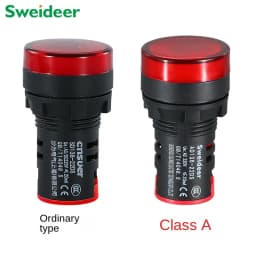 LED Indicator Light 12v 24v 220v 380v Red Green Yellow Blue Signal Light 16mm 22mm Signal Lamp