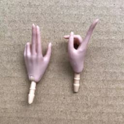 Universal 1/6 Doll Hands DIY Doll Decors Fashion Gesture Doll Hands Feet Accessories White Beige Color Doll Parts Girl Gifts Toy