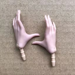 Universal 1/6 Doll Hands DIY Doll Decors Fashion Gesture Doll Hands Feet Accessories White Beige Color Doll Parts Girl Gifts Toy