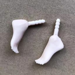 Universal 1/6 Doll Hands DIY Doll Decors Fashion Gesture Doll Hands Feet Accessories White Beige Color Doll Parts Girl Gifts Toy