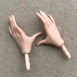 Universal 1/6 Doll Hands DIY Doll Decors Fashion Gesture Doll Hands Feet Accessories White Beige Color Doll Parts Girl Gifts Toy